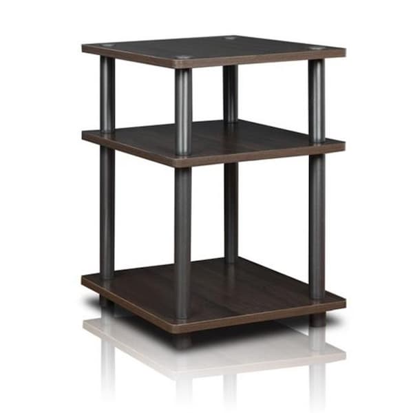 Furinno Furinno Turn-N-Tube Easy Assembly Multipurpose Shelf; Gray - 20.7 x 14.6 x 14.6 in. 15095CC/GY - main